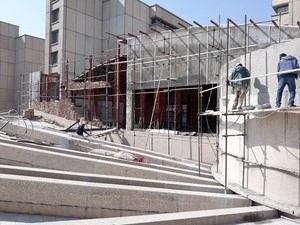 اجرای نمای سیمانی شسته 5